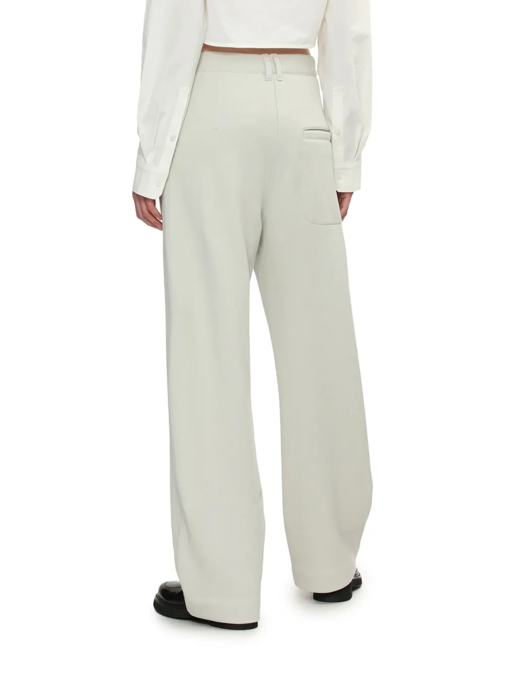 Low Classic High-waisted Trousers In グレー