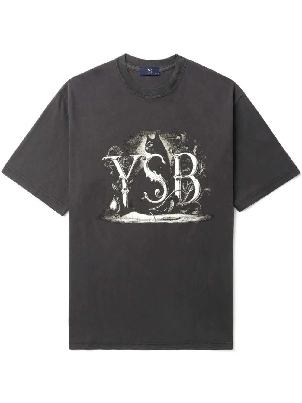 Y's T-shirt met grafische print Grijs