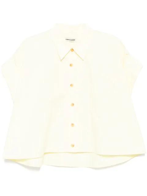 Low Classic camisa con dobladillo curvo