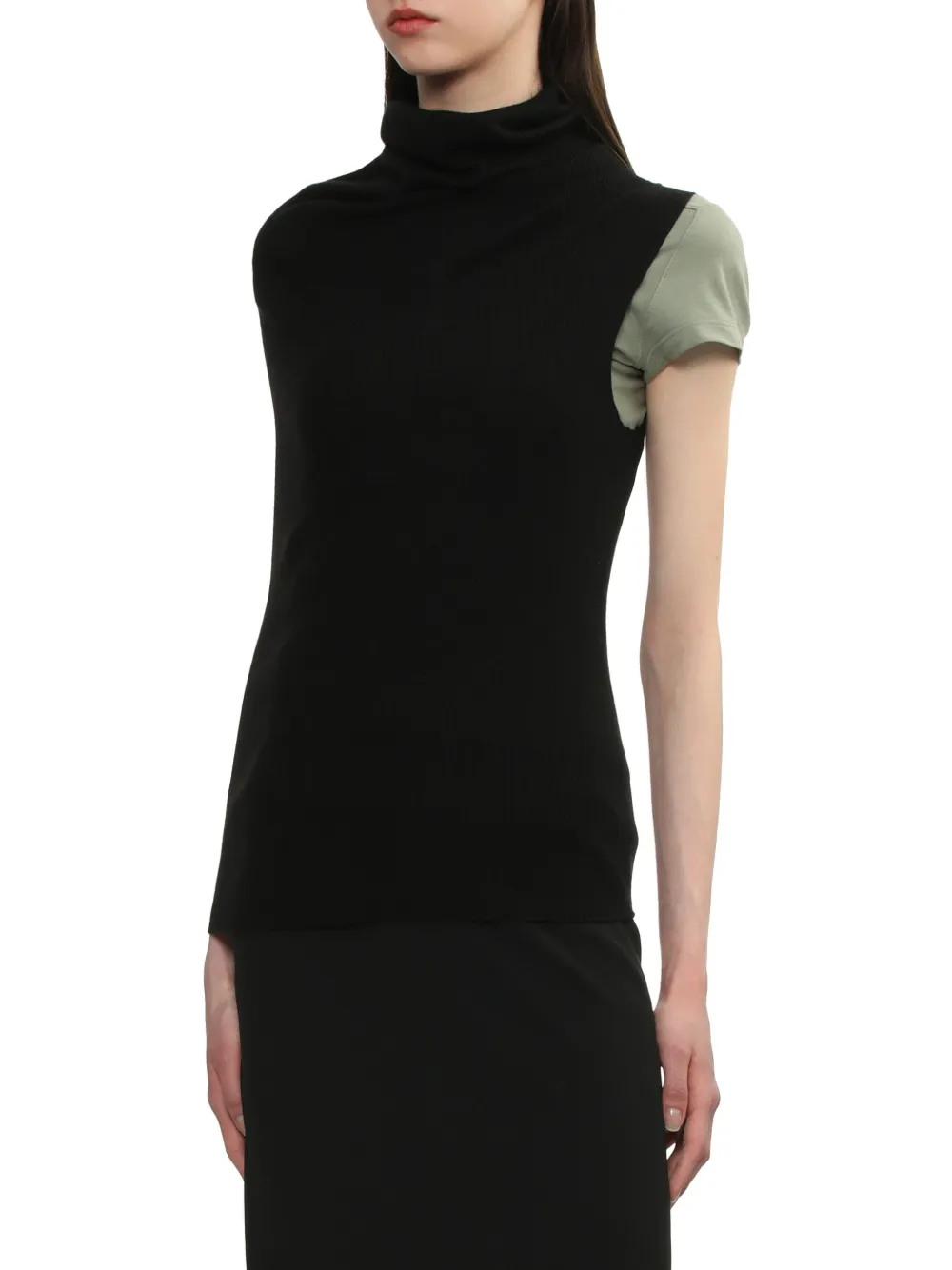 Rick Owens Asymmetrische trui Zwart