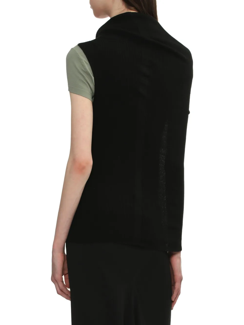 Rick Owens Asymmetrische trui Zwart