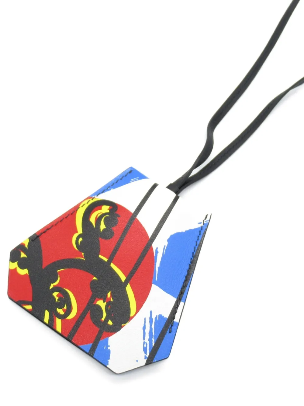 Hermès Pre-Owned 2023 printed necklace - Zwart