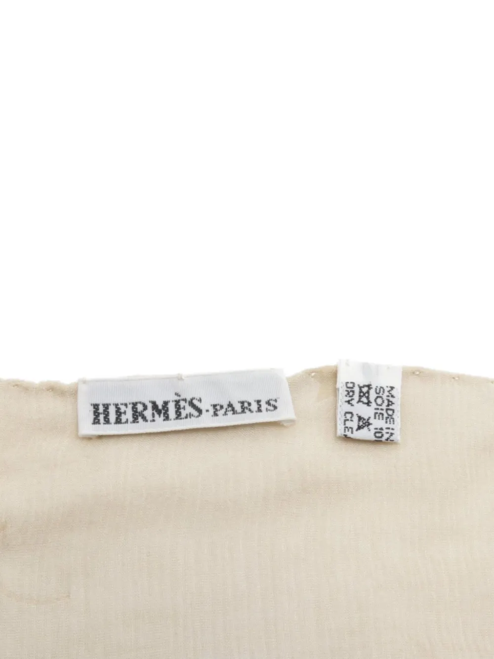 Hermès Pre-Owned 2000s Stall Star scarf - Beige