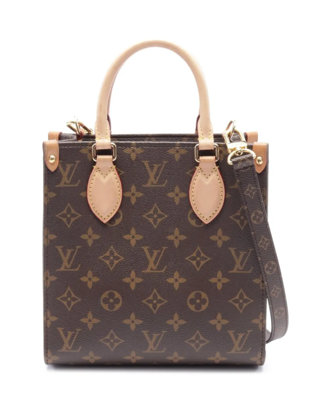 Louis Vuitton Pre-Owned 2021s Sac Plat BB two-way handbag | Brown | Image 1