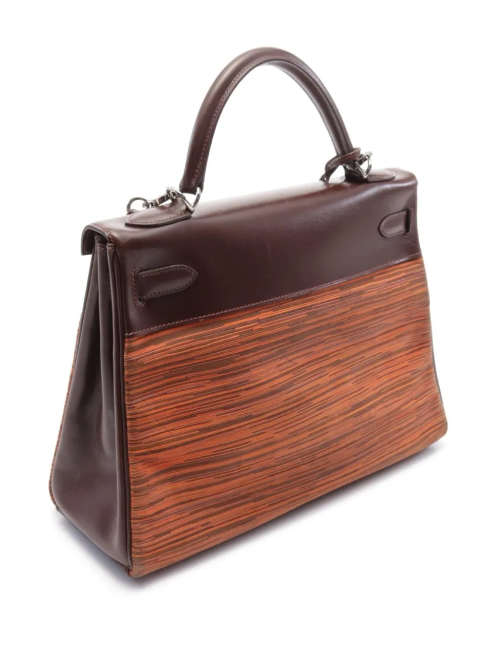 Hermès Pre-Owned 2001 Kelly 32 two-way handbag - Bruin