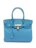 Hermès Pre-Owned 2017 Birkin 30 handbag - Blue