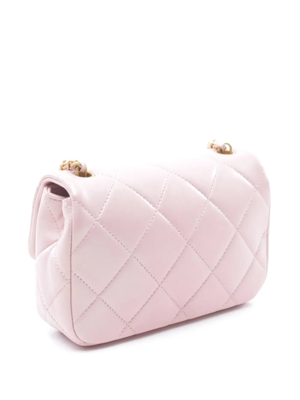 CHANEL Pre-Owned 2021s mini Matelassé shoulder bag - Roze