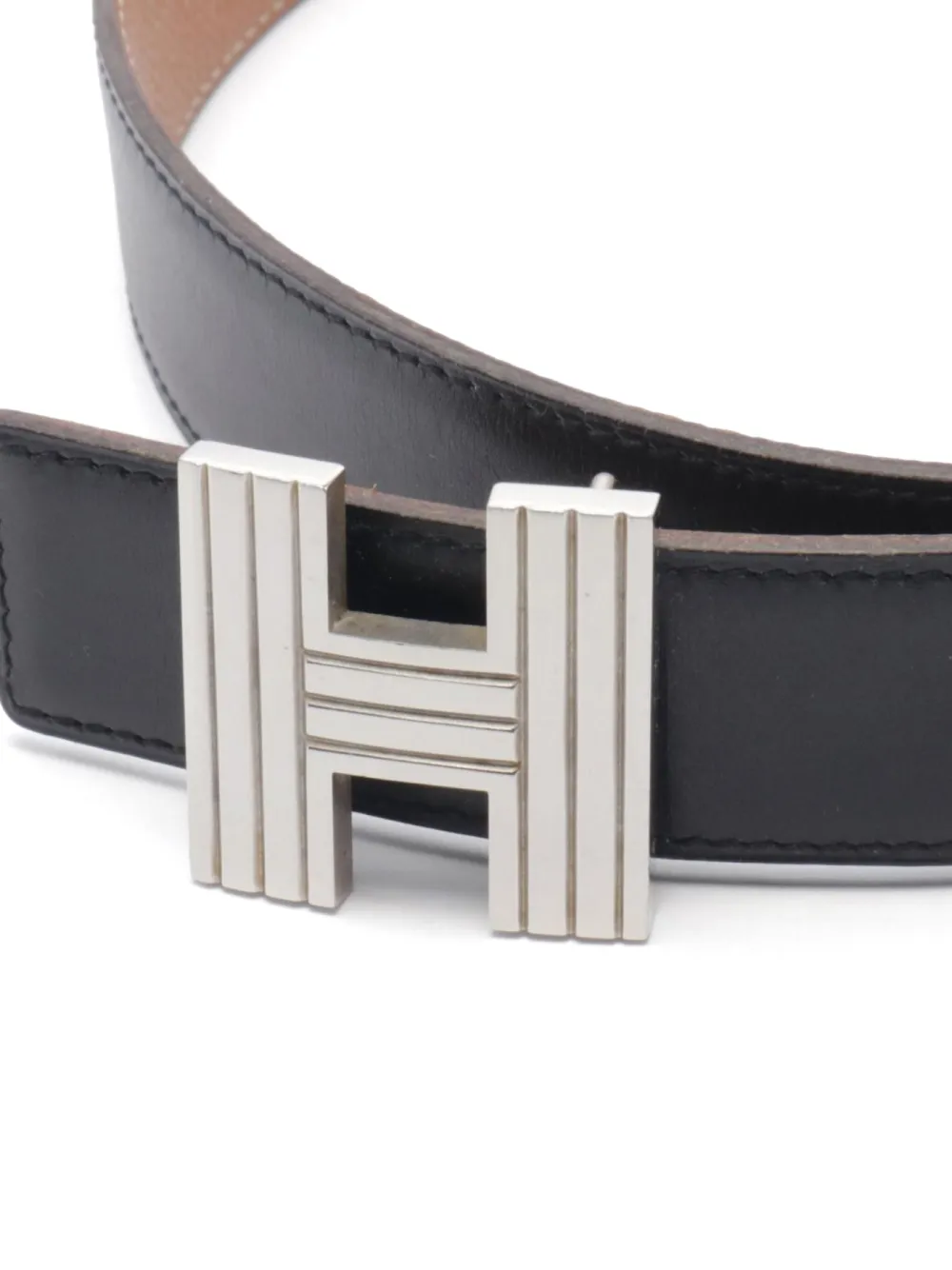 Hermès Pre-Owned 2000s H-logo belt - Zwart