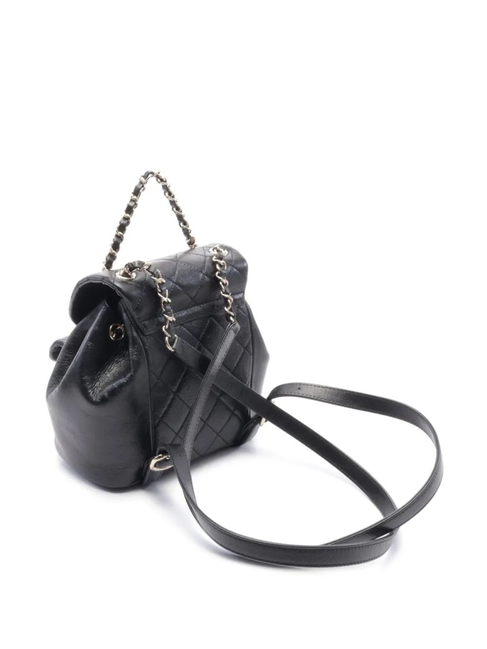 CHANEL Pre-Owned 2021 matelassé backpack - Zwart