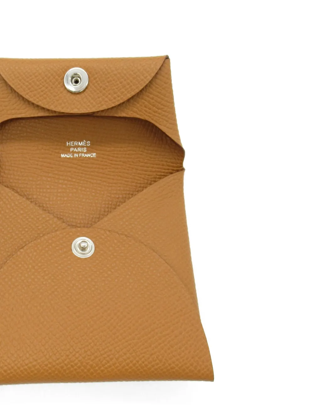 Pre-owned Hermes 2024 Bastia Coin Purse In Brown