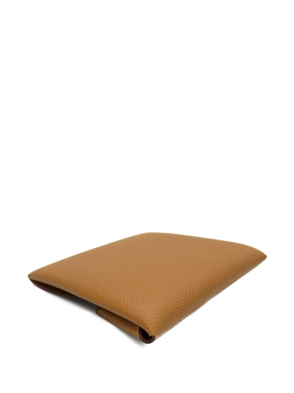 Pre-owned Hermes 2024 Bastia Coin Purse In Brown