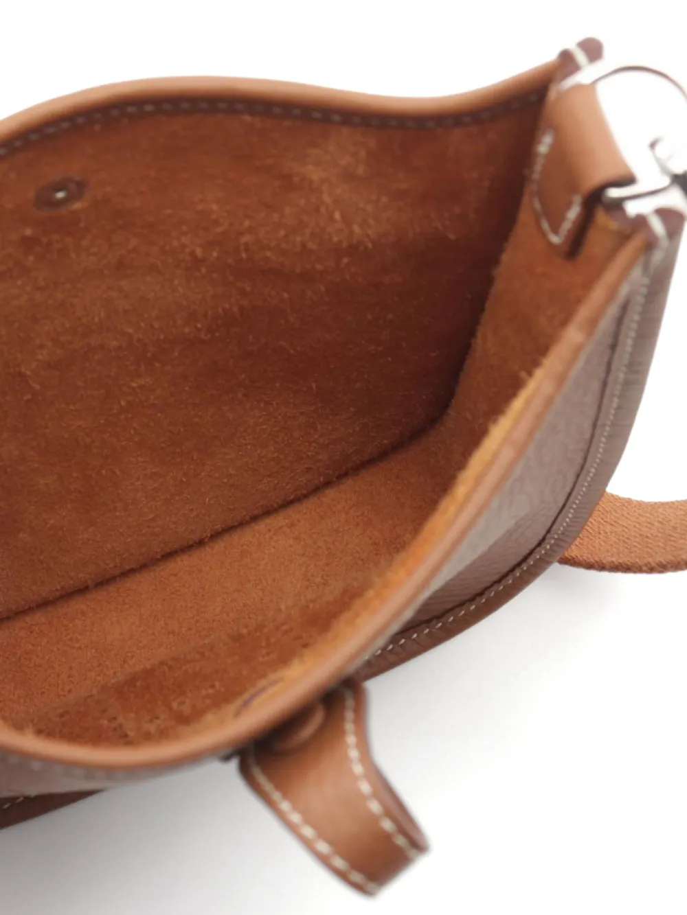 Pre-owned Hermes 2024 Evelyn Tpm Shoulder Bag In Brown