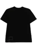 sacai logo-print T-shirt - Black