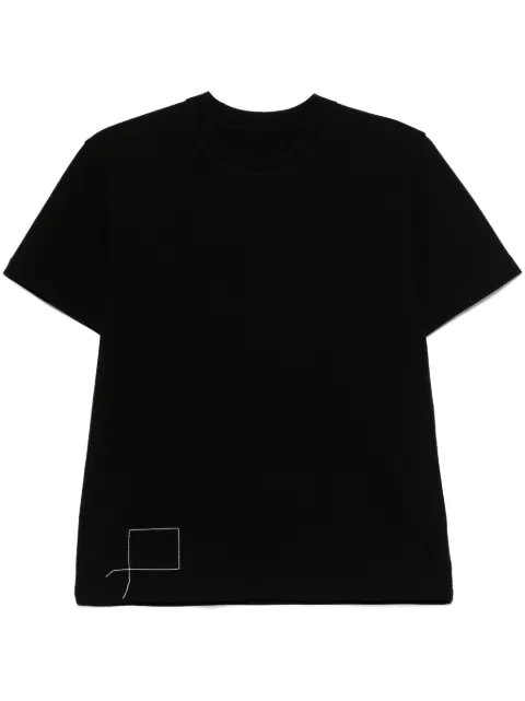 sacai logo-print T-shirt
