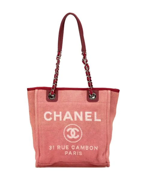 CHANEL Pre-Owned 2011 Mini Canvas Deauville tote bag