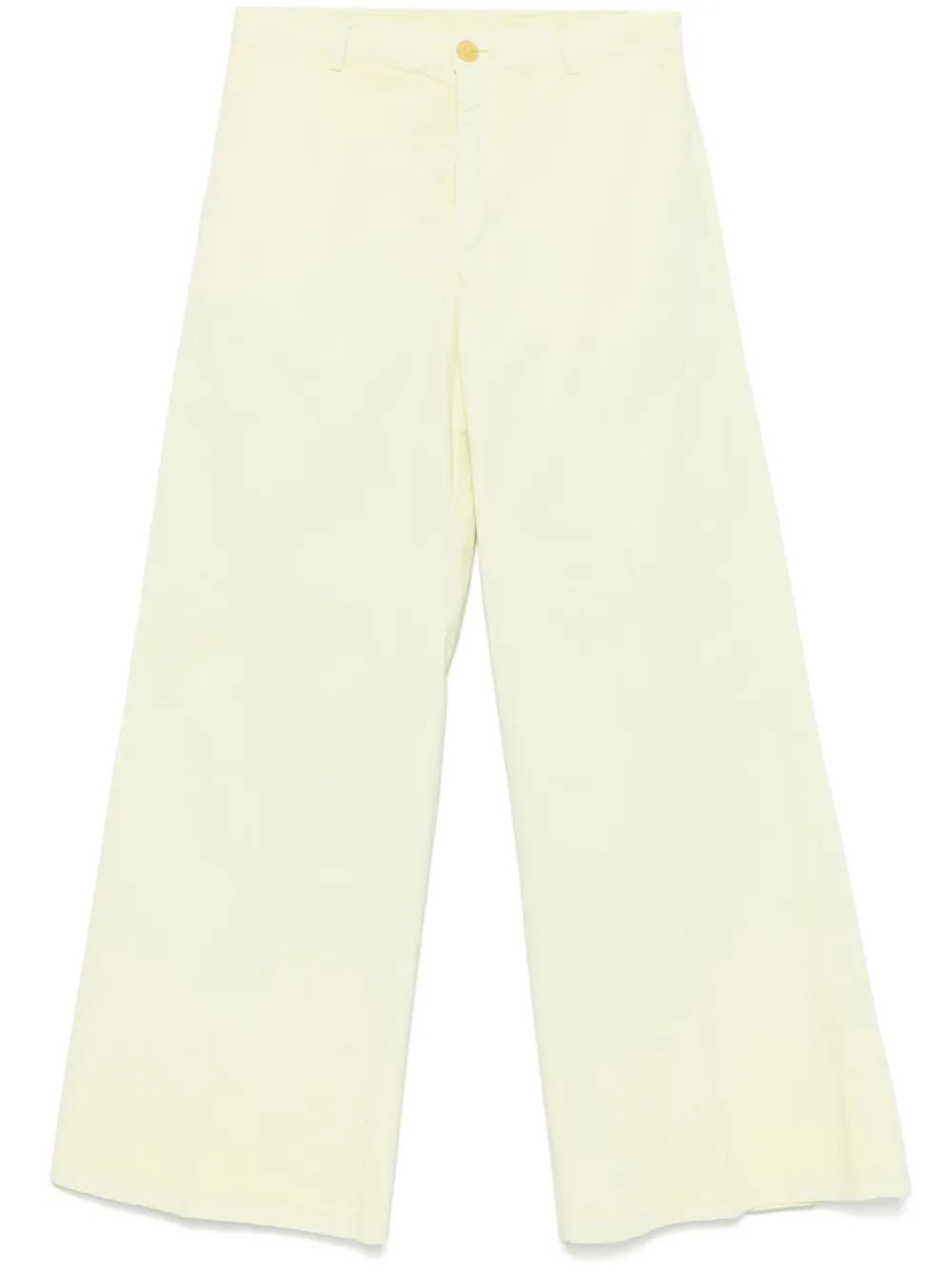 Forte Straight broek Geel