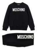 Moschino Kids logo-print tracksuit - Black