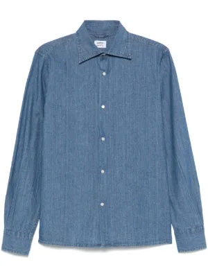 Lardini リネンシャツ | ブルー | FARFETCH JP