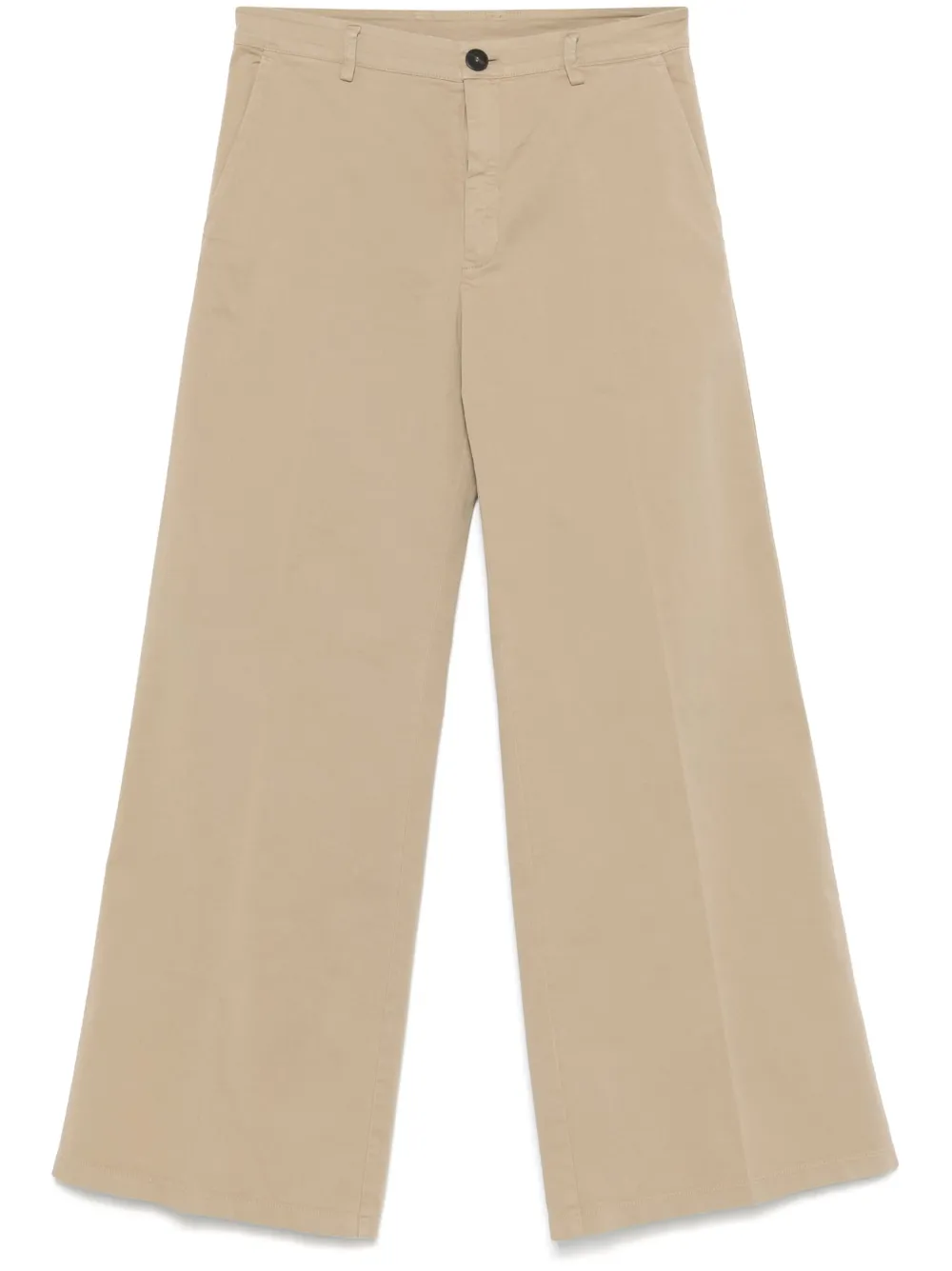 Shop Forte Forte Wide-leg Trousers In Brown