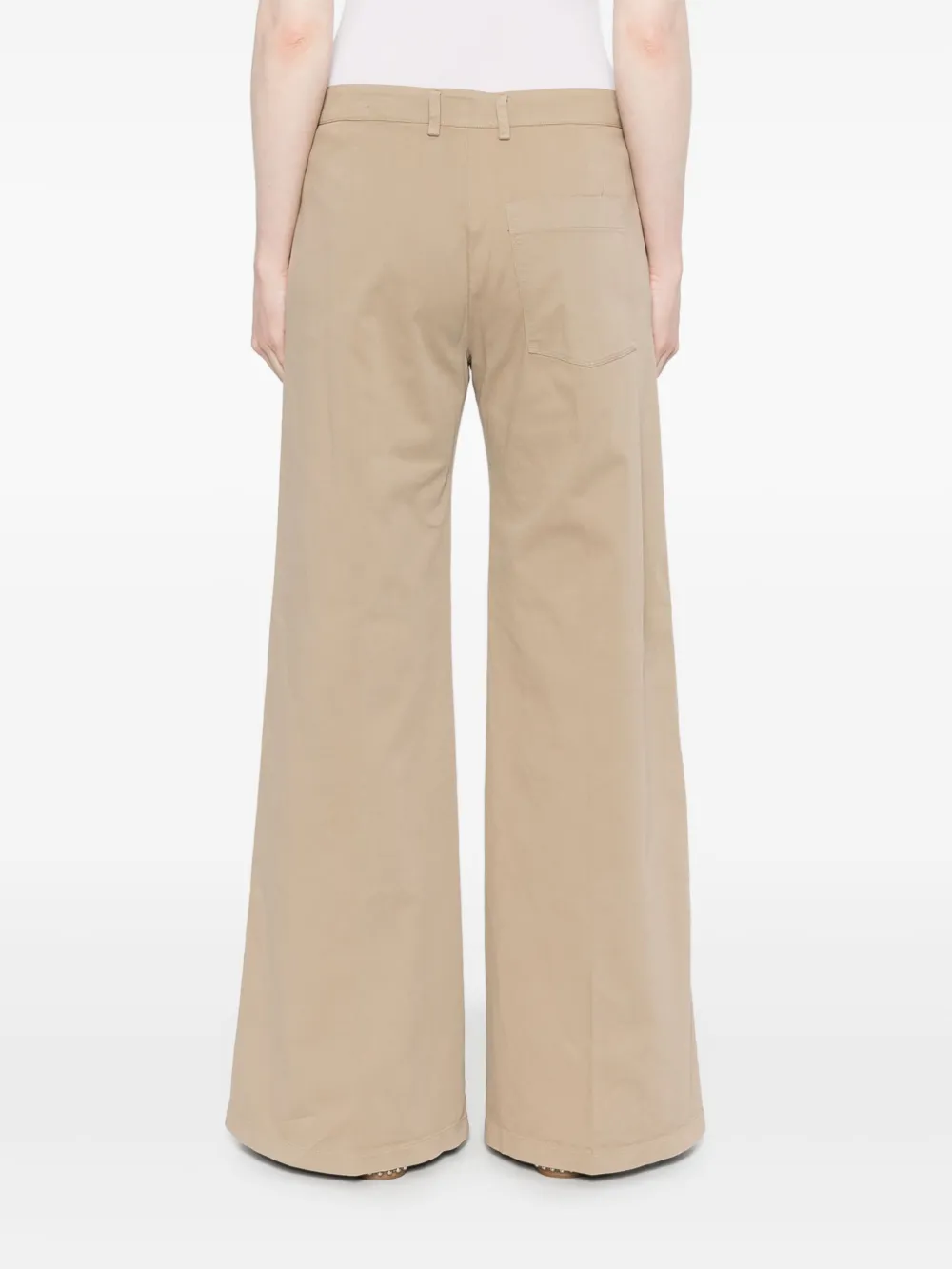 Shop Forte Forte Wide-leg Trousers In Brown