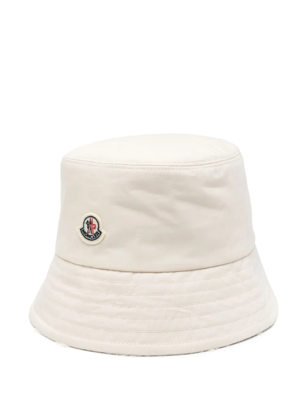 Moncler Vissershoed met logopatch Beige