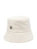 Moncler logo-patch bucket hat - Neutrals
