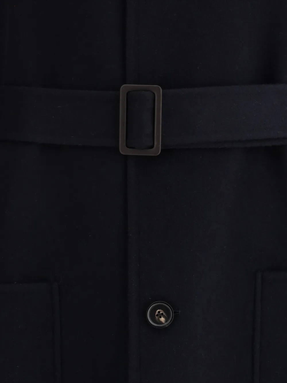 Loro Piana Jas met enkele rij knopen Blauw