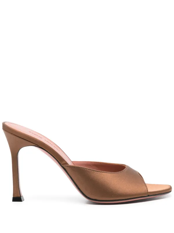 Amina Muaddi mules Alexa con tacón de 105mm