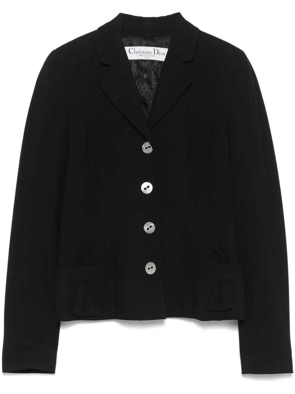 2000s crepe blazer