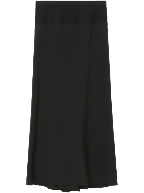 Rick Owens Flared-hem Skirt in Black