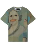 Simone Rocha graphic-print T-shirt - Blue