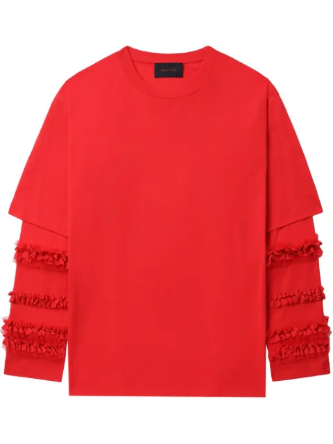 Simone Rocha ruffle-detailing T-shirt 
