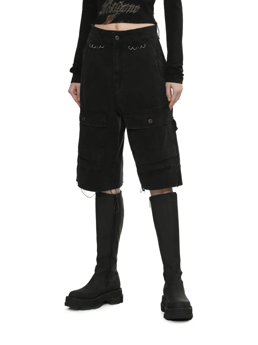 We11done Cargo shorts Zwart