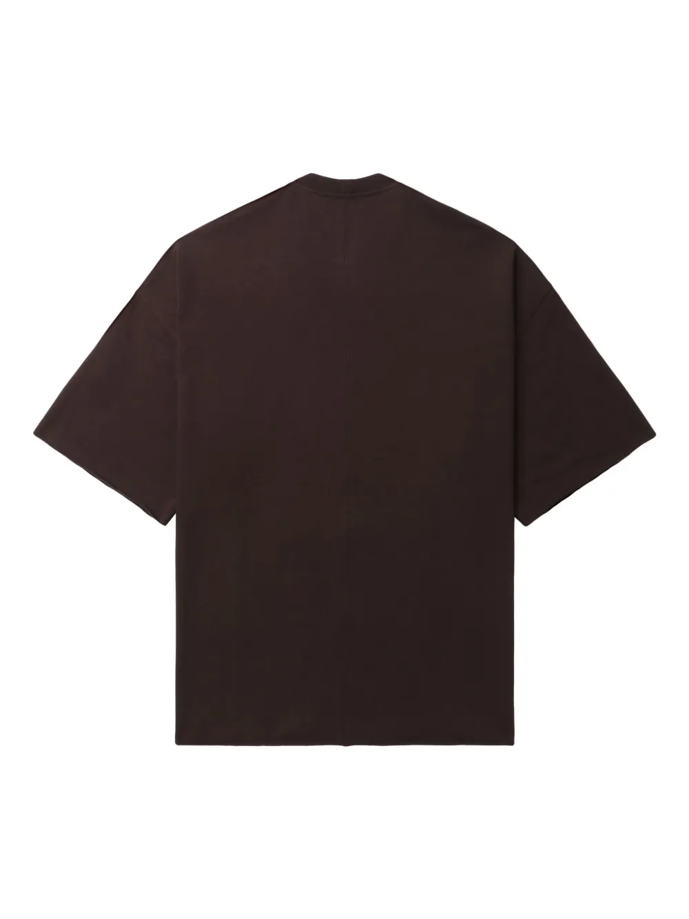 ◆送料・関税込み◆RICK OWENS Tシャツ ' T' Rick Owens ラウンドネック Tシャツ | ブラック | FARFETCH JP