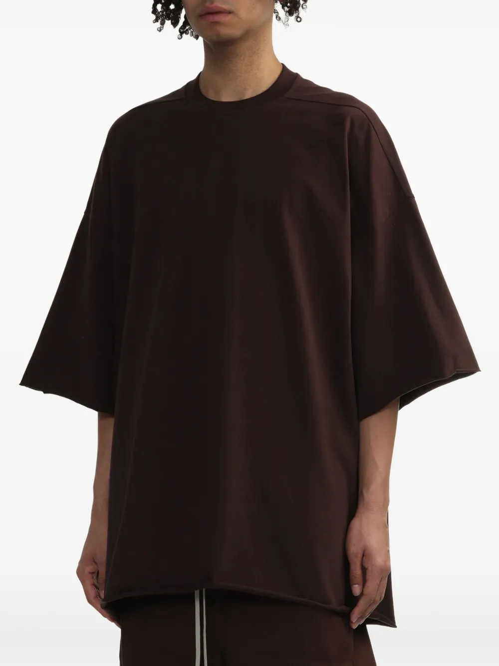 Rick Owens T-shirt van biologisch katoen Rood