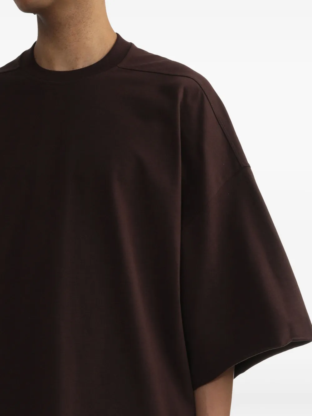 Rick Owens T-shirt van biologisch katoen Rood