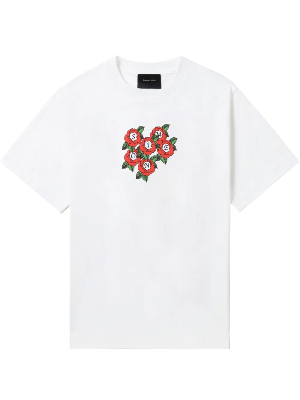 Simone Rocha playera con logo estampado | blanco | Image 1