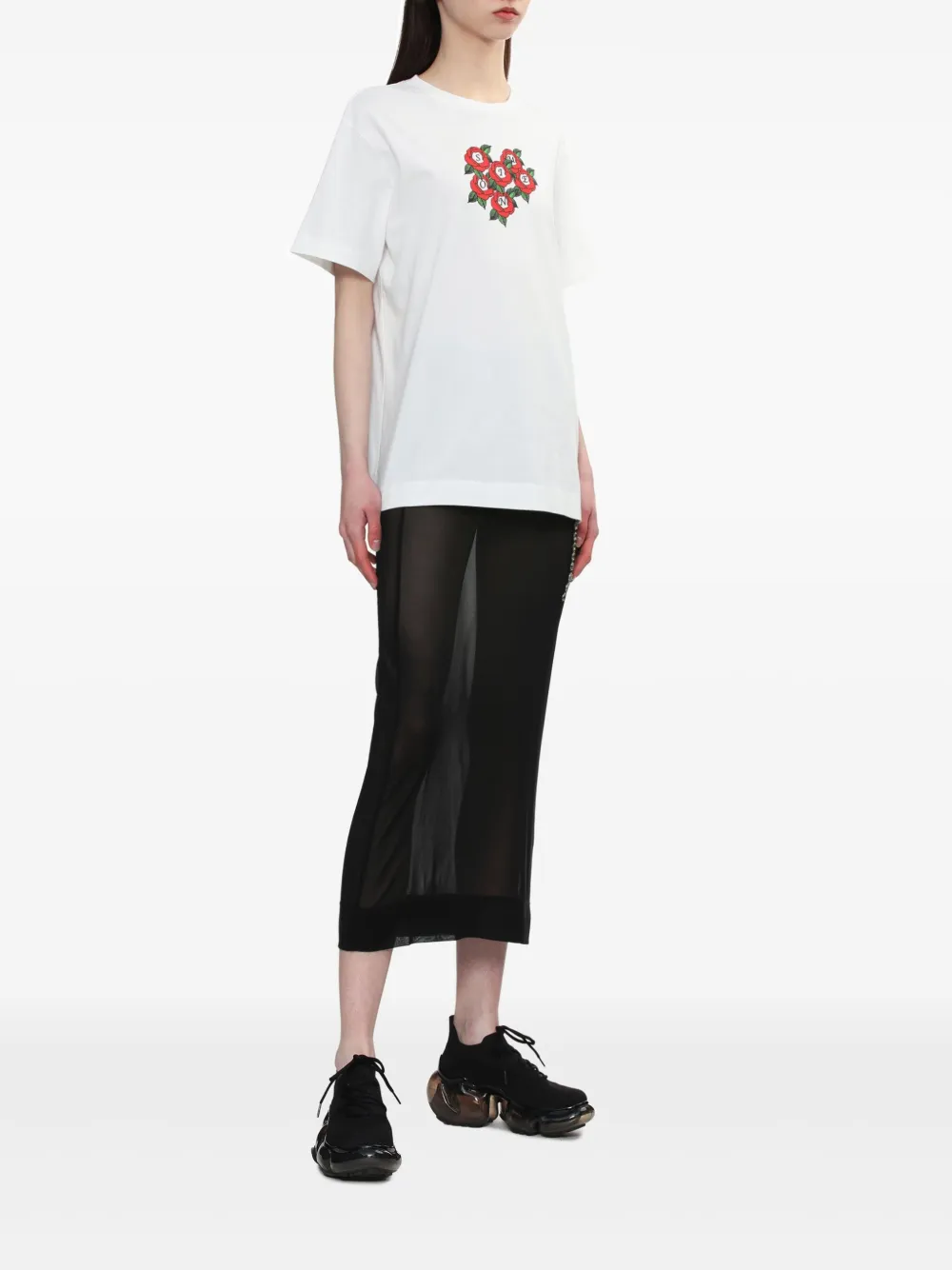 Simone Rocha logo-print t-shirt - Wit