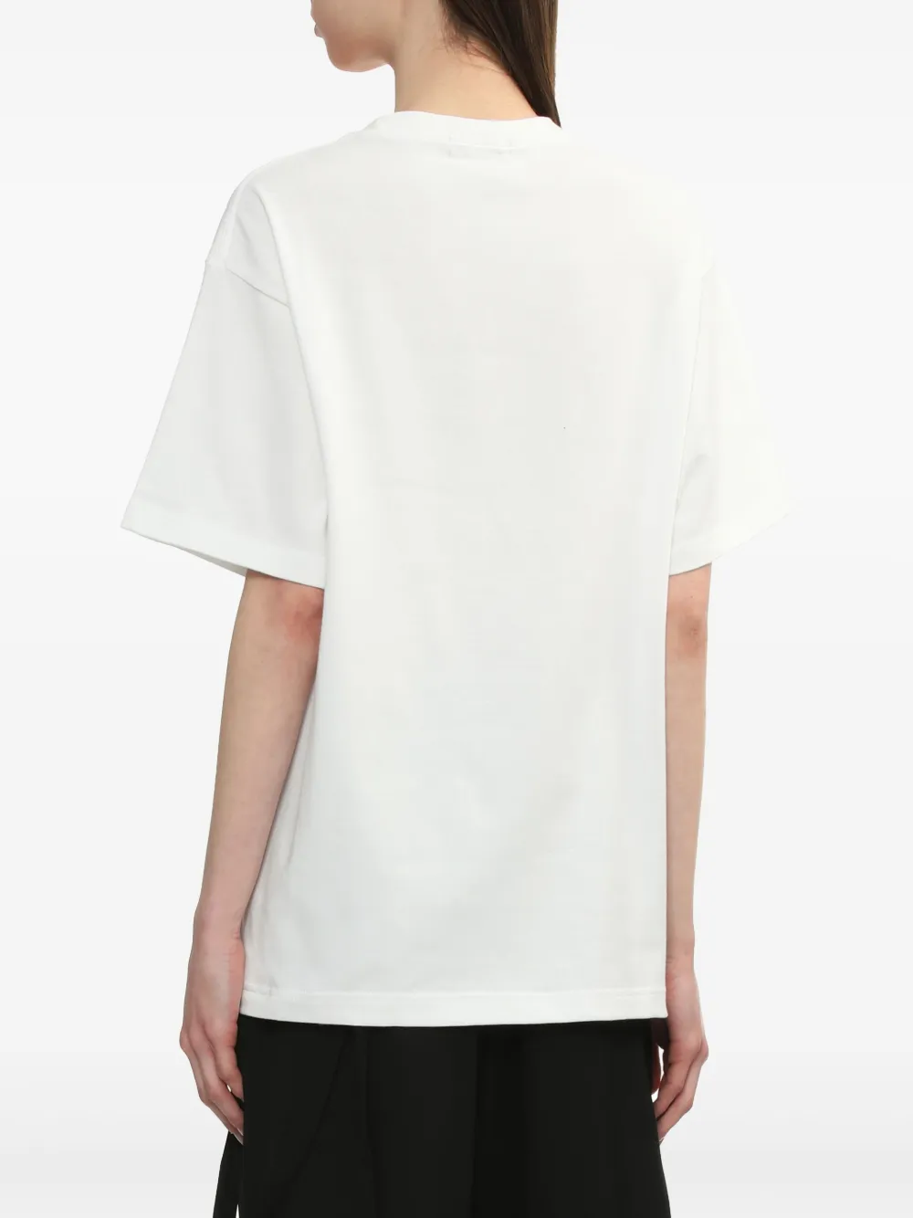 Y's T-shirt met print Wit