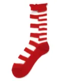 Y's striped socks - Red