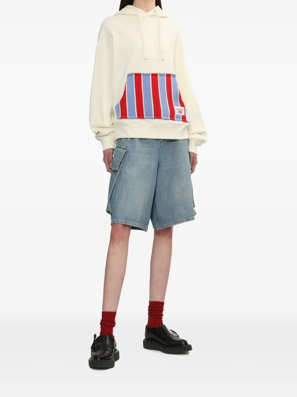 Charles Jeffrey Loverboy Jersey hoodie - Wit