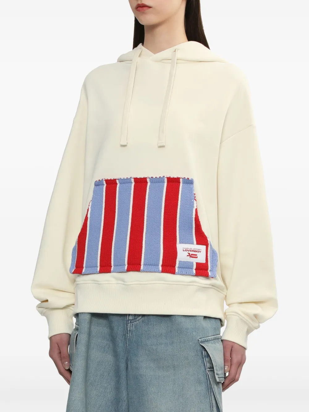 Charles Jeffrey Loverboy Jersey hoodie Wit