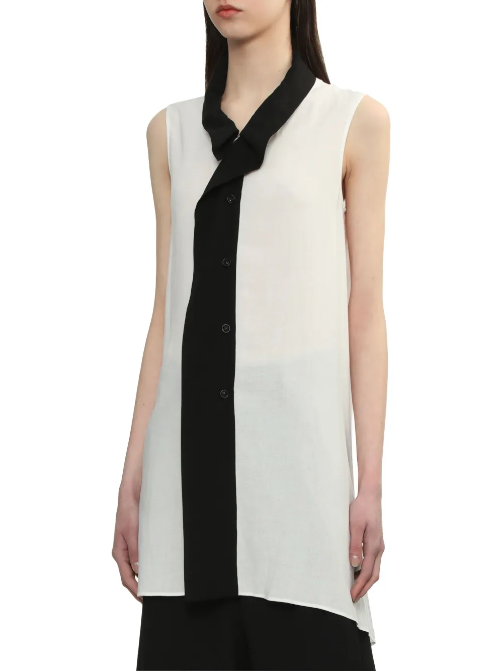 Y's Asymmetrische top Wit