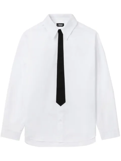 We11done camisa con detalle de moño