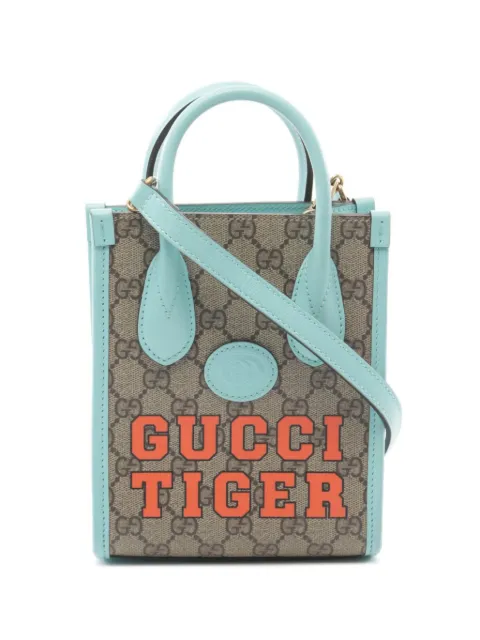 Gucci Pre-Owned 2010s mini Tiger GG-canvas tote bag