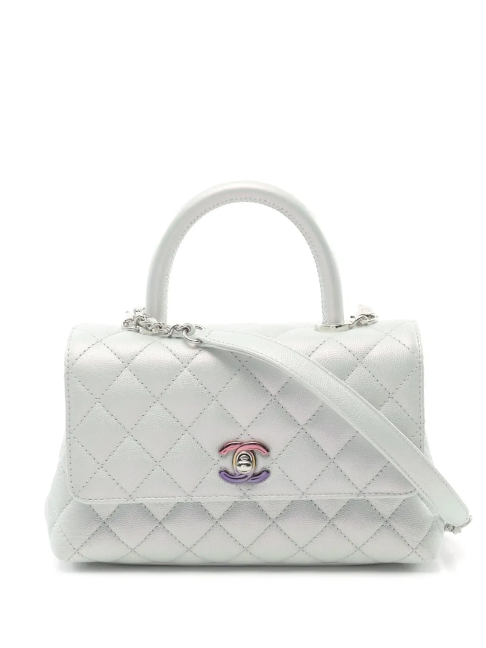 CHANEL Pre-Owned 2021s Coco Iridiscent cross body bag | Blue | Image 1