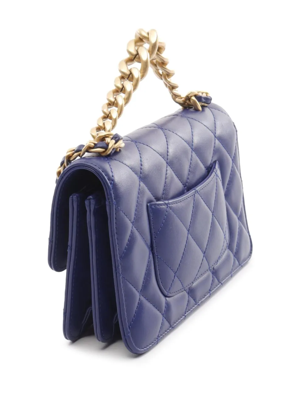 CHANEL Pre-Owned 2021s Matelassé schoudertas - Blauw