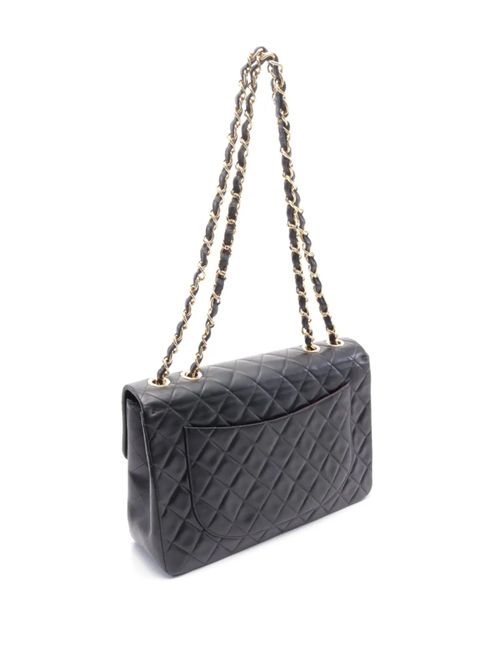 CHANEL Pre-Owned 1994-1996 Deca Matelassé 34 shoulder bag - Zwart