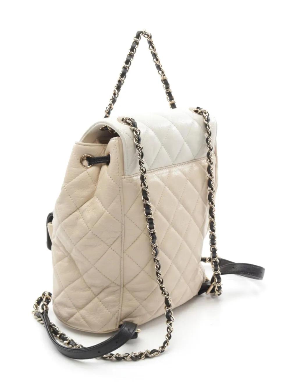 CHANEL Pre-Owned 2019 Duma backpack - Beige