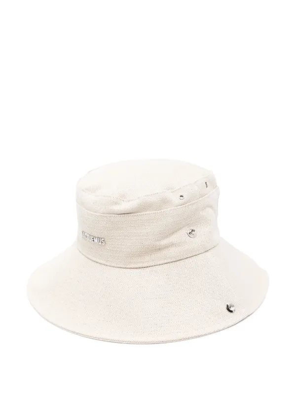 【JACQUEMUS】Jacquemus The De-NARmes Bucket Hat Jacquemus Le Bob De-Nimes Bucket Hat | Brown | FARFETCH